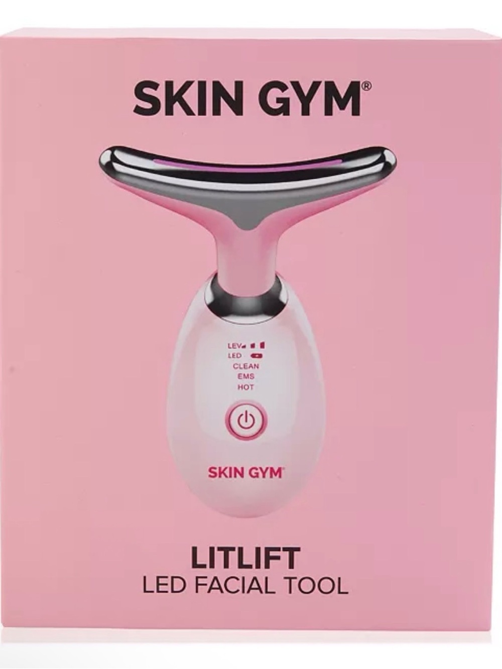 NWOT Skin Gym LitLift LED Facial Tool - Pink